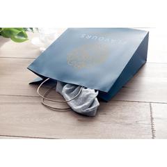 Vue Sac en papier petit format - Paper tone s de couleur bleu| Krokrodeal