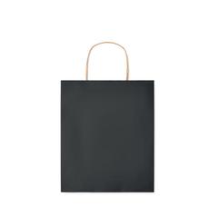Vue Sac en papier petit format - Paper tone s de couleur noir| Krokrodeal