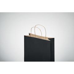 Vue Sac en papier petit format - Paper tone s de couleur noir| Krokrodeal