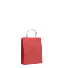 Vue Sac en papier petit format - Paper tone s de couleur rouge| Krokrodeal