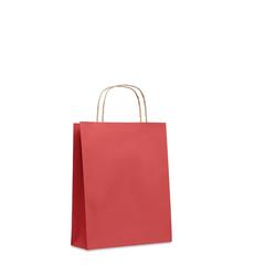 Vue Sac en papier petit format - Paper tone s de couleur rouge| Krokrodeal