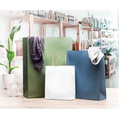 Vue Sac en papier petit format - Paper tone s de couleur blanc| Krokrodeal