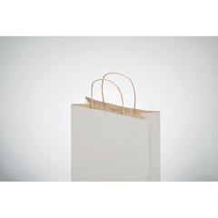 Vue Sac en papier petit format - Paper tone s de couleur blanc| Krokrodeal
