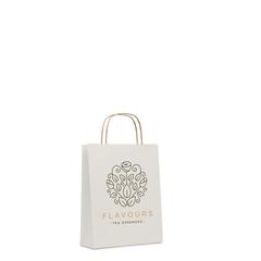 Vue Sac en papier petit format - Paper tone s de couleur blanc| Krokrodeal