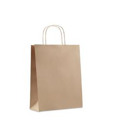 Vue Sac en papier moyen format - Paper tone m de couleur marron| Krokrodeal