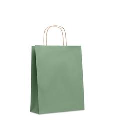 Vue Sac en papier moyen format - Paper tone m de couleur vert| Krokrodeal