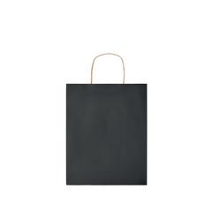 Vue Sac en papier moyen format - Paper tone m de couleur noir| Krokrodeal