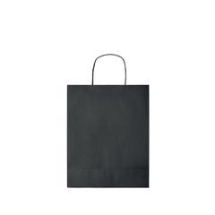Vue Sac en papier moyen format - Paper tone m de couleur noir| Krokrodeal