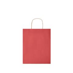 Vue Sac en papier moyen format - Paper tone m de couleur rouge| Krokrodeal