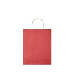 Vue Sac en papier moyen format - Paper tone m de couleur rouge| Krokrodeal