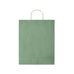 Vue Sac en papier grand format - Paper tone l de couleur vert| Krokrodeal