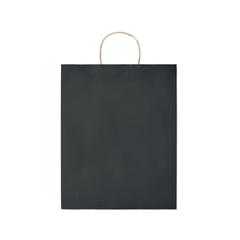 Vue Sac en papier grand format - Paper tone l de couleur noir| Krokrodeal