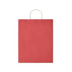 Vue Sac en papier grand format - Paper tone l de couleur rouge| Krokrodeal