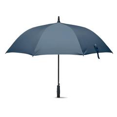 Vue Parapluie 27'' en pongée - Grusa de couleur bleu| Krokrodeal