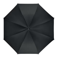 Vue Parapluie 27'' en pongée - Grusa de couleur noir| Krokrodeal