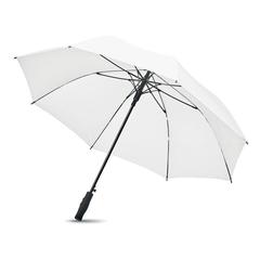 Vue Parapluie 27'' en pongée - Grusa de couleur blanc| Krokrodeal