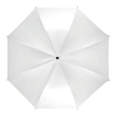 Vue Parapluie 27'' en pongée - Grusa de couleur blanc| Krokrodeal