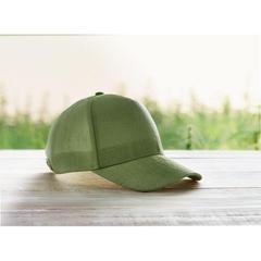 Vue Casquette baseball en chanvre - Naima cap de couleur vert| Krokrodeal