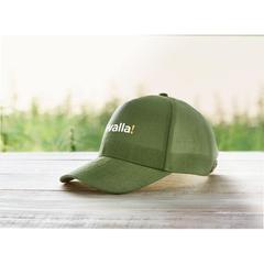 Vue Casquette baseball en chanvre - Naima cap de couleur vert| Krokrodeal