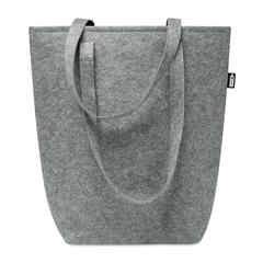 Vue Sac shopping en feutre RPET - Taslo de couleur gris| Krokrodeal