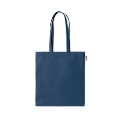 Vue Sac shopping en RPET laminé - Tote de couleur bleu| Krokrodeal