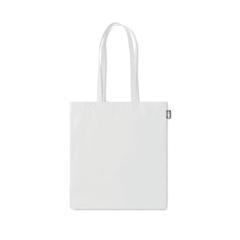 Vue Sac shopping en RPET laminé - Tote de couleur blanc| Krokrodeal