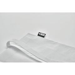 Vue Sac shopping en RPET laminé - Tote de couleur blanc| Krokrodeal