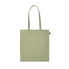 Vue Sac shopping en coton organique - Zimde colour de couleur vert| Krokrodeal