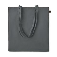 Vue Sac shopping en coton organique - Zimde colour de couleur gris| Krokrodeal