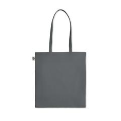 Vue Sac shopping en coton organique - Zimde colour de couleur gris| Krokrodeal