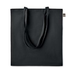 Vue Sac shopping en coton organique - Zimde colour de couleur noir| Krokrodeal