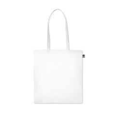 Vue Sac shopping en coton organique - Zimde colour de couleur blanc| Krokrodeal