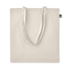 Vue Sac shopping en coton organique - Zimde de couleur marron| Krokrodeal