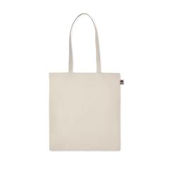 Vue Sac shopping en coton organique - Zimde de couleur marron| Krokrodeal