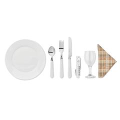 Vue Panier pique-nique en osier 2 - Mimbre de couleur marron| Krokrodeal