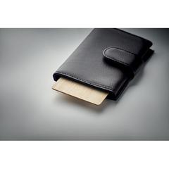 Vue Carte RFID bambou - Custos + de couleur marron| Krokrodeal