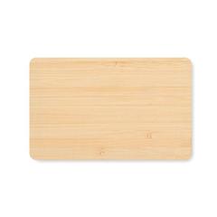 Vue Carte RFID bambou - Custos + de couleur marron| Krokrodeal