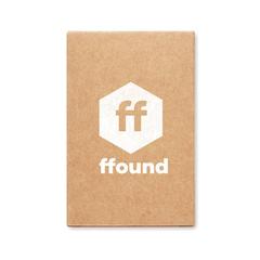 Vue Cartes à jouer papier recyclé - Aruba + de couleur marron| Krokrodeal
