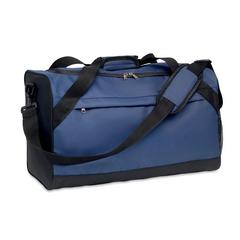 Vue Sac de sport en RPET 600D - Terra + de couleur bleu| Krokrodeal