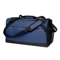 Vue Sac de sport en RPET 600D - Terra + de couleur bleu| Krokrodeal