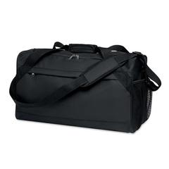 Vue Sac de sport en RPET 600D - Terra + de couleur noir| Krokrodeal