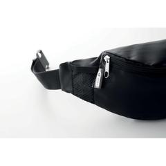 Vue Sac banane en RPET 210D - Hulabag de couleur noir| Krokrodeal