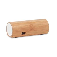 Vue Haut-parleur en bambou - Speakbox de couleur marron| Krokrodeal