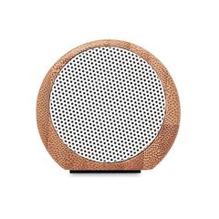 Vue Haut-parleur en bambou - Speakbox de couleur marron| Krokrodeal
