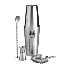 Vue Set pour cocktail en inox - Boston de couleur gris| Krokrodeal