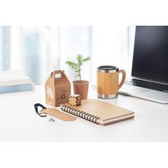 Vue Un carnet , un Pin - Grownotebook™ de couleur marron| Krokrodeal