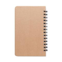 Vue Un carnet , un Pin - Grownotebook™ de couleur marron| Krokrodeal
