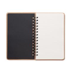 Vue Un carnet , un Pin - Grownotebook™ de couleur marron| Krokrodeal
