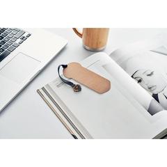 Vue Un marque page , un pin - Growbookmark™ de couleur marron| Krokrodeal