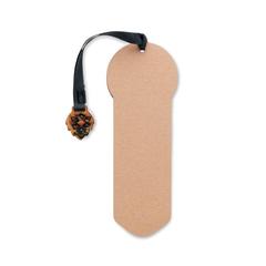 Vue Un marque page , un pin - Growbookmark™ de couleur marron| Krokrodeal